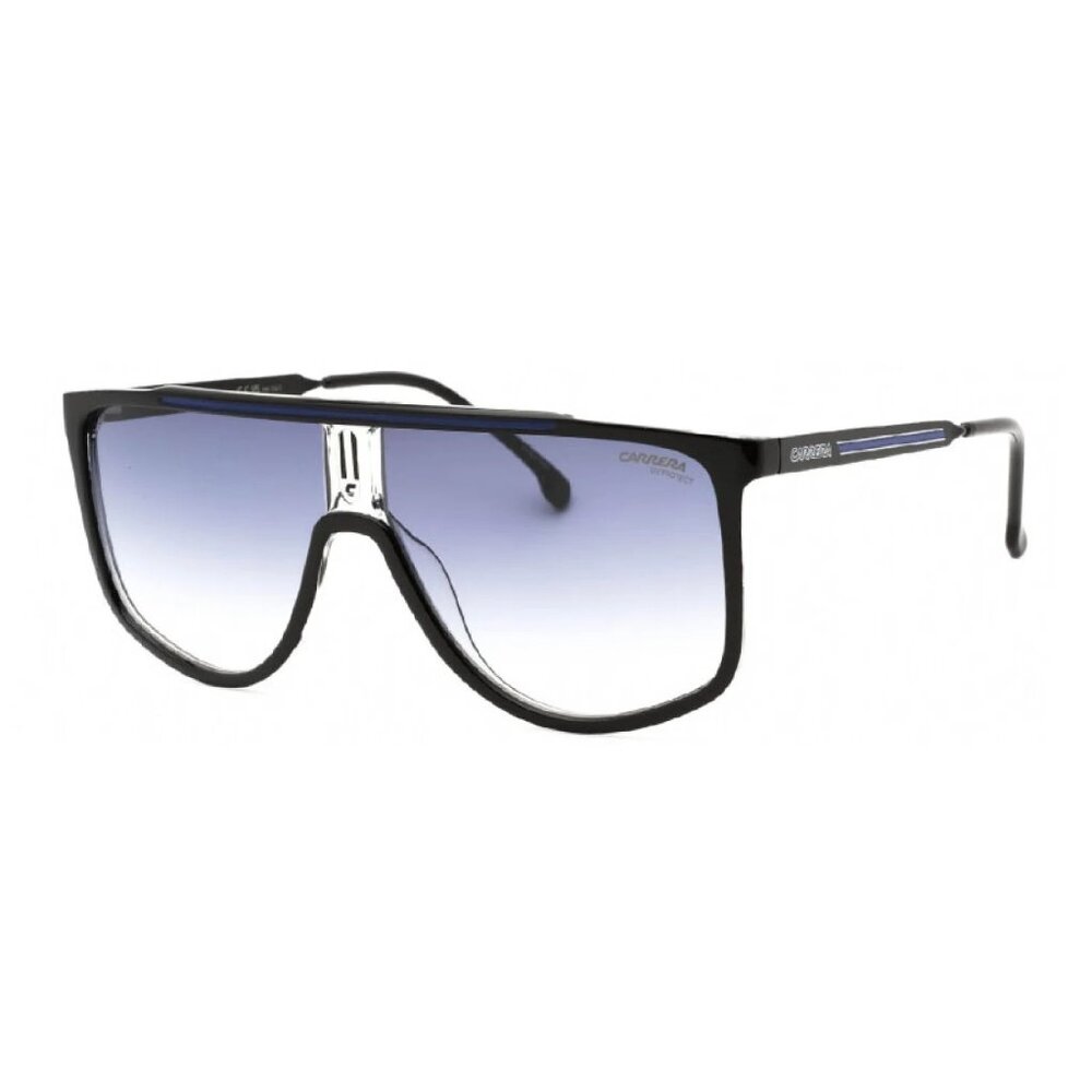 NEW CARRERA SUNGLASSES BLACK/BLUE MEN EYEWEAR CARRERA 1056/S 0D51 08